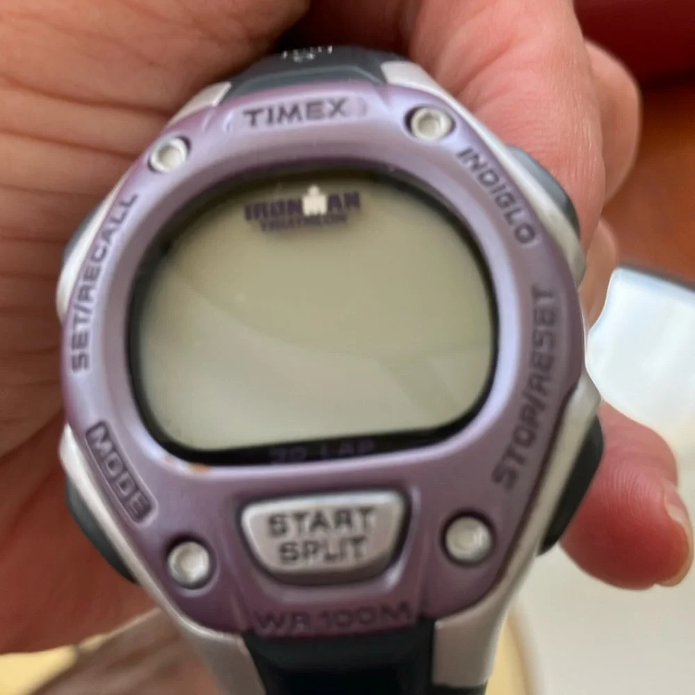 TIMEX IRONMAN WATCH UNISEX 34MM CASE CRONOGRAPH 3ALARM TIMER DIGITAL WR 100meter